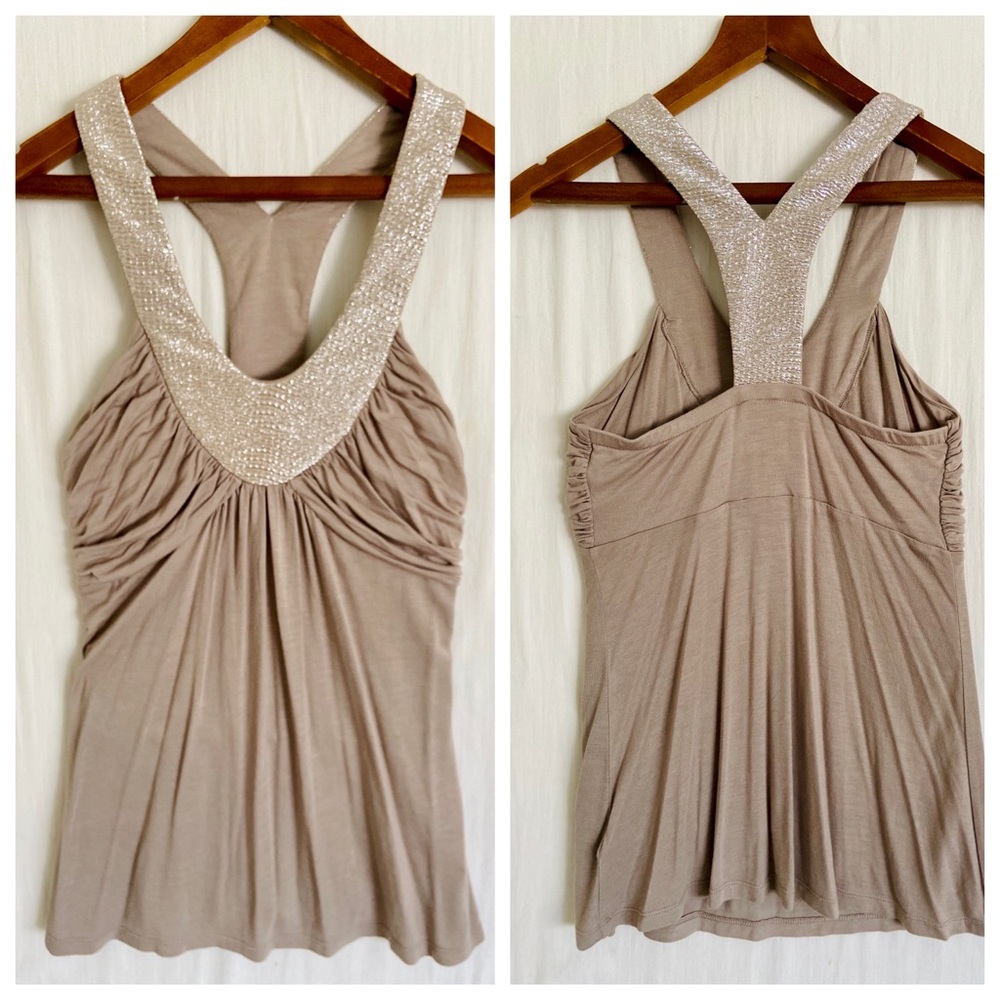 Express shimmery tank